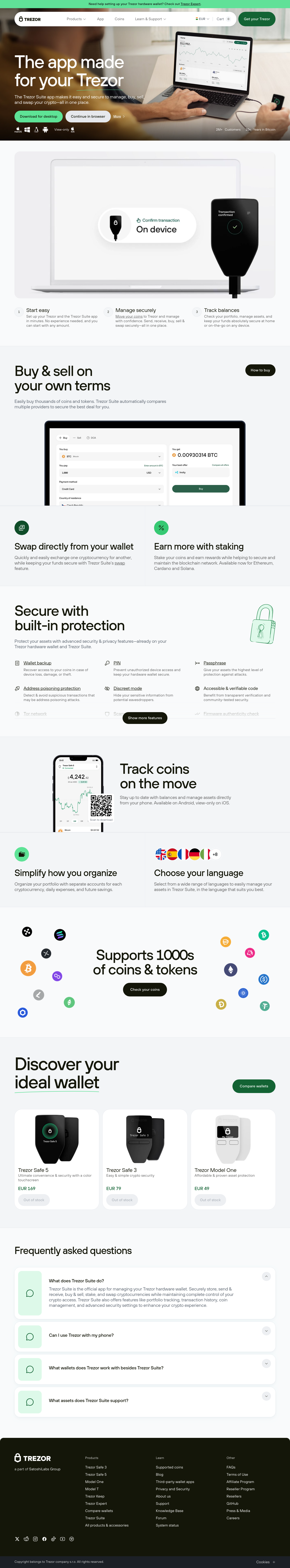 Trezor — Trezor.io/Start Quick Setup & Secure Storage